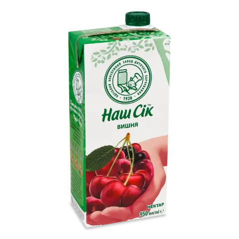 Нектар Наш Сік вишневий