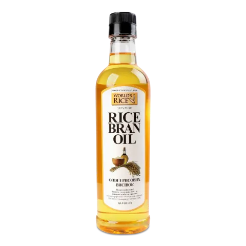 Олія з рисових висівок World's rice RiceBranOil