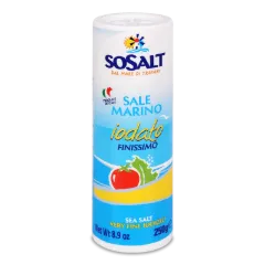 Сіль Sosalt морська йодована екстра