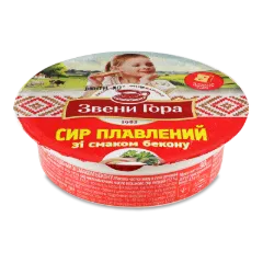 Сир плавлений Звени Гора крем з беконом