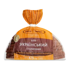 Хліб «Київхліб» «Український столичний» половинка нарізаний в/у