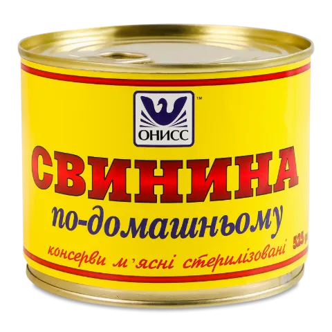 Тушенка Онисс свинина по-домашнему