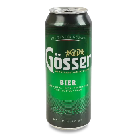 Пиво Gosser світле з/б