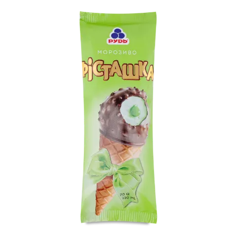Морозиво «Рудь» «Фісташка» ріжок