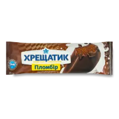 Морозиво «Хладик» «Хрещатик» шоколадне в шоколадній глазурі