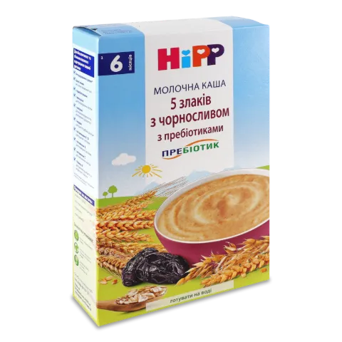 Каша 5 злаков Hipp молоч чернослив с пребиотиками