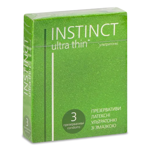 Презервативы Instinct латекс ультратонкие со смаз