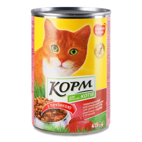 Корм для котів «Повна Чаша» з печінкою