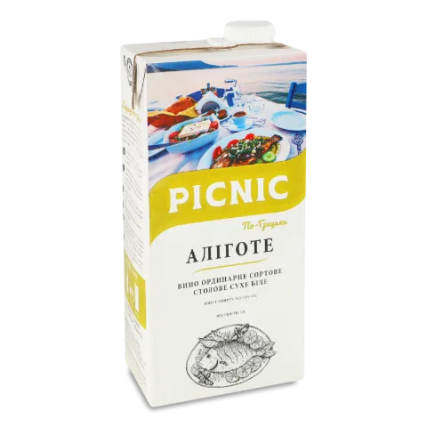 Вино Picnic Алиготе белое сухое