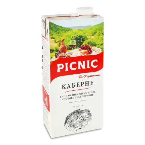 Вино Picnic Каберне красное сухое