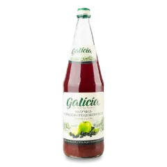 Сік Galicia яблучно-чорносмород прям.віджиму скло