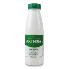 Біфідойогурт «Активіа» натуральний питний 1,5%