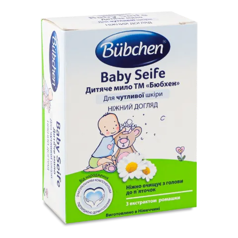 Мыло Bubchen Baby Seife Нежный уход детское