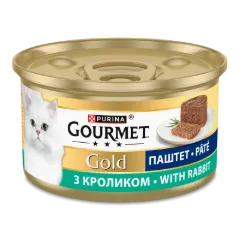 Корм для котів Gourmet Gold паштет із кролика