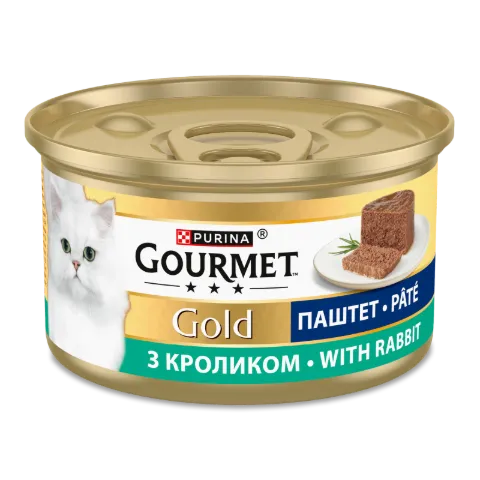 Корм для котів Gourmet Gold паштет із кролика