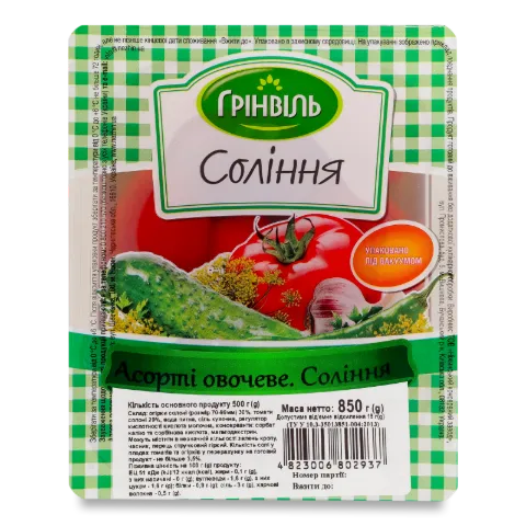 Асорті овочеве «Грінвіль»