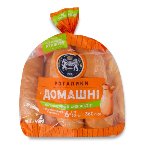 Рогалики Кулиничи с кунжутом на молочной сыворотке