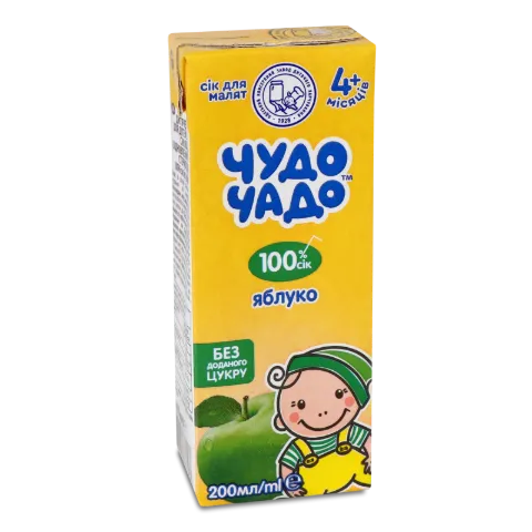 Сок Чудо-Чадо яблочный осветленный