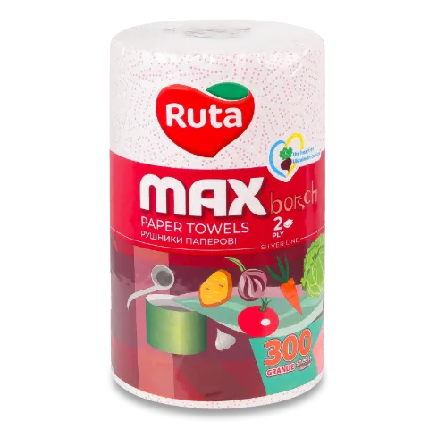 Рушники паперові Ruta MAX, шт.