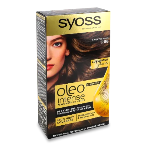 Краска д/вол.Syoss Oleo Intense 5-86 карам-каштан