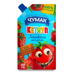 Кетчуп «Чумак» «Лагідний» для дітей