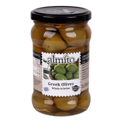 Оливки Almito «Королівські» зелені з кісточкою