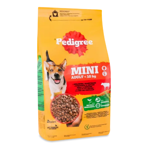 Корм для малих собак Pedigree яловичина-овочі
