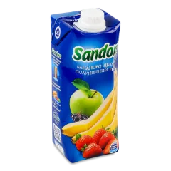 Нектар Sandora бананово-яблучно-полуничний