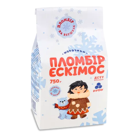 Морозиво «Рудь» «Ескімос»