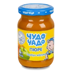 Пюре «Чудо-Чадо» гарбуз-яблуко з цукром