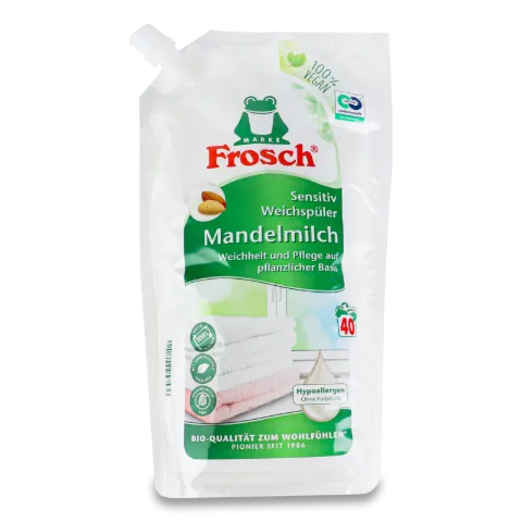 Ополіскувач для білизни Frosch «Мигдалеве молочко»