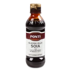 Соус Ponti «Глейзер» з соєвим соусом + бальзамічний оцет з Модени