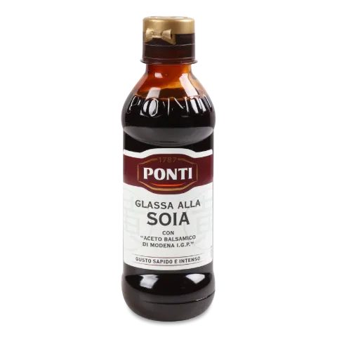 Соус Ponti «Глейзер» з соєвим соусом + бальзамічний оцет з Модени