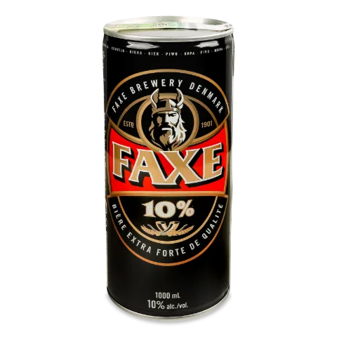 Пиво Faxe 10% светлое фильтрованное