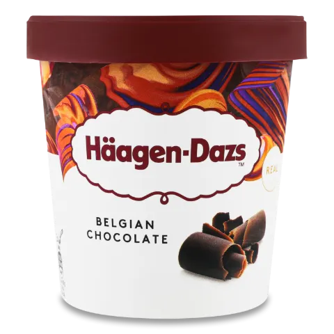 Морозиво Haagen-Dazs з бельгійським шоколадом