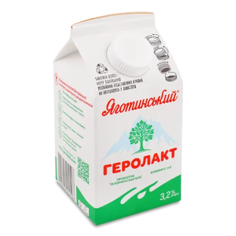 Продукт кисломолочный Яготинский Геролакт 3,2% пюр