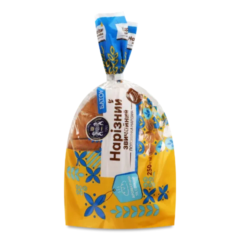 Батон Кулиничи обычный нарезной половинка в/с