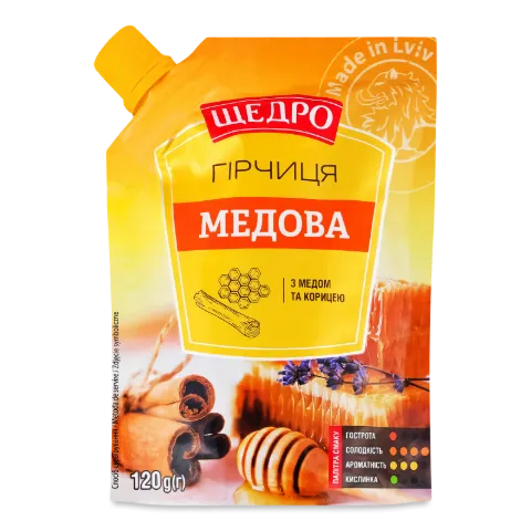 Горчица Щедро Медовая д/п