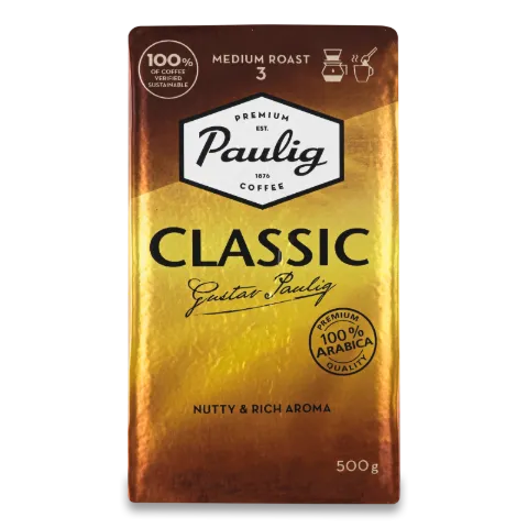 Кофе молотый Paulig Classic натуральный жареный
