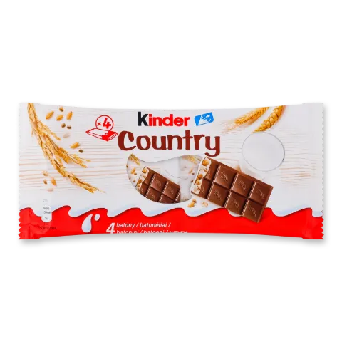 Шоколад молочный Kinder Кантри с злаками