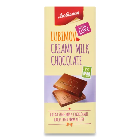 Шоколад Любимов молочный