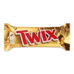 Батончик Twix з печивом та карамеллю у молочному шоколаді