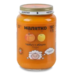 Пюре «Малятко» гарбуз-яблуко