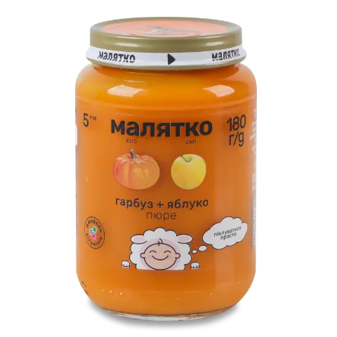 Пюре «Малятко» гарбуз-яблуко