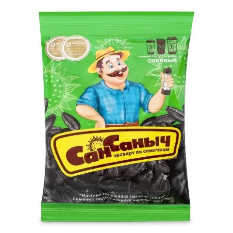 Семечки подсолнечника Сан Саныч Соленые