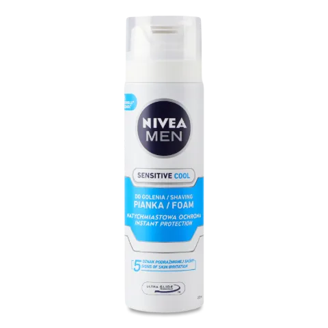 Піна для гоління Nivea охолоджувальна для чутливої шкіри