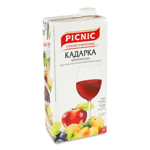 Вино Picnic Кадарка черноморская красное п/сладкое