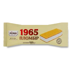 Морозиво «Лімо» «Пломбір 1965», брикет