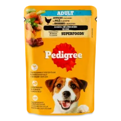 Корм для собак Pedigree з куркою та овочами в соусі