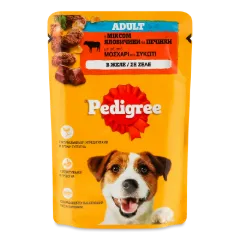 Корм для собак Pedigree з яловичиною в желе